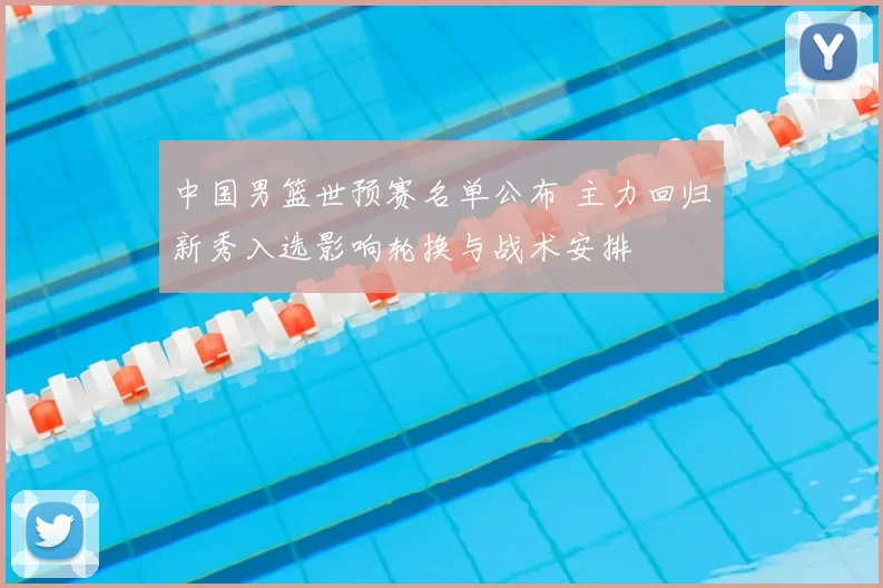 中国男篮世预赛名单公布 主力回归新秀入选影响轮换与战术安排